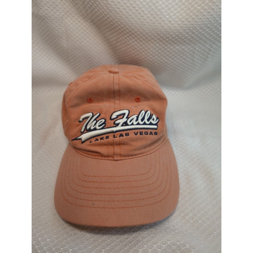 The Falls Lake Las Vegas Golf Hat Orange Legendary Headwear Perfect Fit...